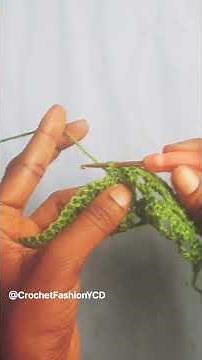 How To Crochet Easy Mesh Stitch As A Beginner. Crochet