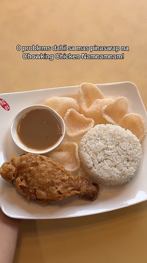 71K views · 299 reactions | Started the day with 99 problems… ended it with one crunchy, juicy solution  Tikman na ang mas pinasarap na Chicken-Namnamnam! Available for dine-in, take-out, and delivery through www.chowkingdelivery.com, Chowking APP, GrabFood, or foodpanda. | Chowking PH | Facebook