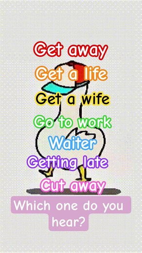 Which one do you hear? 🙉