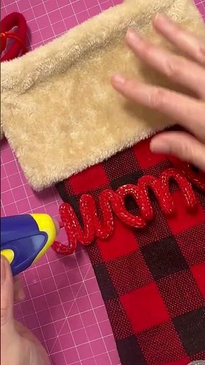 Crafting a Personalized Christmas Stocking with Rope Letters