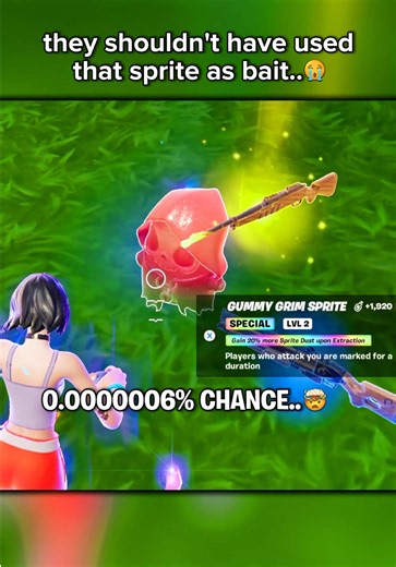 Imagine using one of the rarest sprites..😭 #fortnite | grim sprite