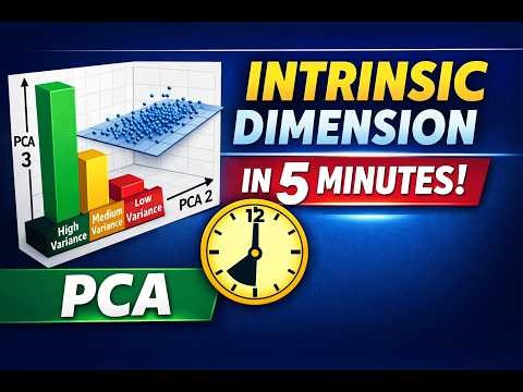 Intrinsic Dimension Explained with PCA | Dimensionality Reduction Tutorial