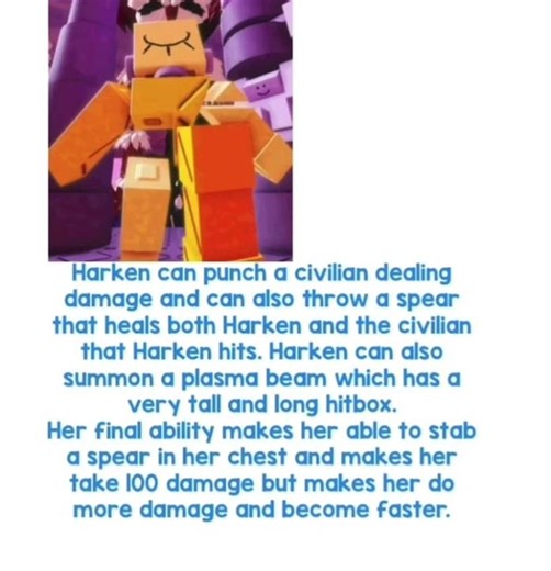 How good is Harken from Roblox Die Of Death?