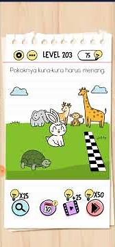 Anyway, the turtle must win brain test level 203
