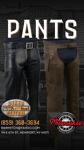 Our biker pants & chaps are built for the ride! IN-STOCK NOW! | Biker Central