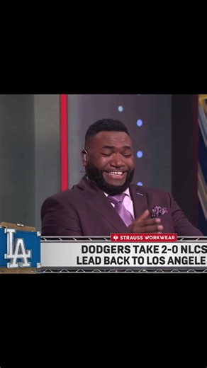 Big Papi Discusses Dodgers Series Outlook