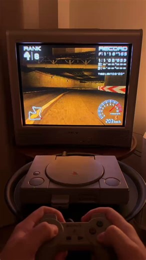 R4: Ridge Racer Type 4 (1998) on Sony PlayStation. #ridgeracer #ps1 #retrogaming #gaming #nostalgia