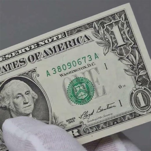 1993 United States 1 Dollar Banknote