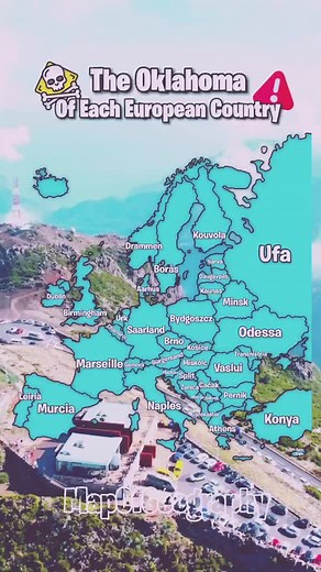The Oklahoma of each European country 🎡🌐 #foryou #fyp #europe #geography #maps #oklahoma