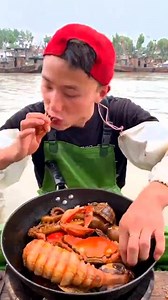 Delicious seafood eating show, yummy seafood | Cooking Show
