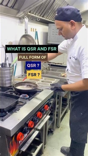 What is QSR And FSR Type Restaurant ? 📌👨‍🍳 #qsr #fsr #shorts #shortvideo #viral #trending