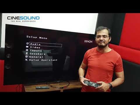 CineSound: How to perform Denon AVR-X550BT factory reset procedure