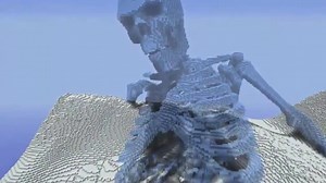 The Iceman: Minecraft Ice Statue Build