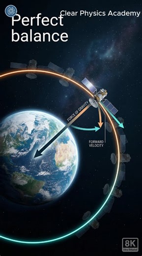 Orbital Motion 🌍🚀 Why Planets Don’t Fall