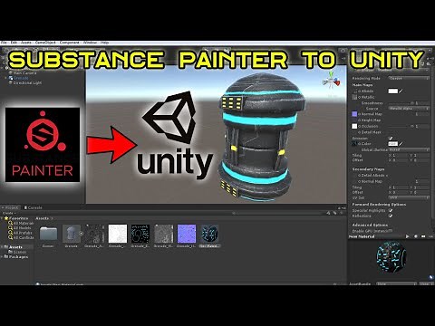 Substance Painter to Unity workflow - Import PBR Textures