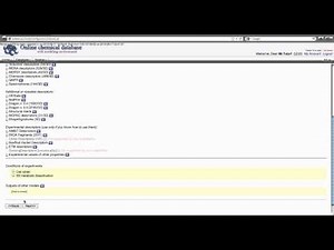 OCHEM Introduction and Basics