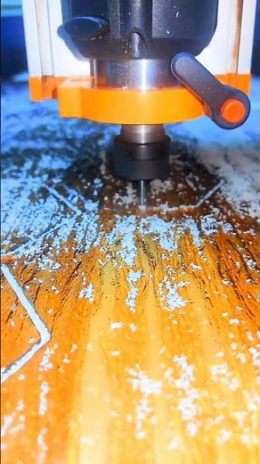 Flying chips on PMMA.