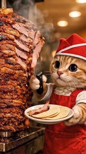 😺🍕 The Cat Restaurant 🐾🍣 | Cute & Funny #new #ai #cat #funny
