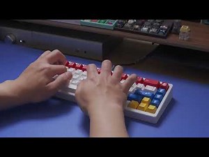 SINGAKBD Gundamhaku Typing Sounds (Cherry MX Brown / BSUN Tai Chi)