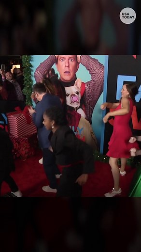 Jennifer Garner, Ed Helms dance on Netflix red carpet