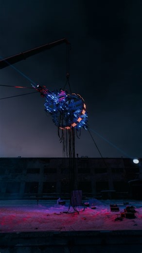 PANTERRA on Instagram: "POSTHUMAN ARTEFACT 003 The Key of the Arctic @zen_official Murmansk 2025 A metaphysical message from the unknown. The installation is a metaphysical artifact — a fragment, a testimony, or a confession from a future age in which artificial intelligence and human heritage have merged into a new form of existence. We go into the icy desert not for glory, but for truth. An artifact has been found in the Arctic ice. This object broadcasts a signal—a message of hope—from the sc