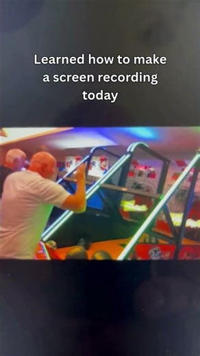 Learned how to make a screen recording today