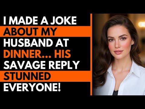 I Made a Joke About My Husband at Dinner… His Savage Reply Stunned Everyone! #cheating