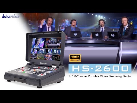 【Official 】 The Best-Value Portable Video Streaming Studio for Live Production | Datavideo HS-2600