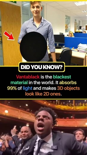 The Blackest Black on Earth: Vantablack Turns 3D into 2D! 😱🌑