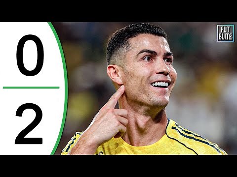 Cristiano Ronaldo Goal - Al Hazm vs Al Nassr 2-0 Extended Highlights & Goals 2025