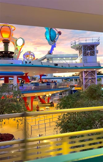 Countdown to Your PeopleMover Sunset Ride at Disney