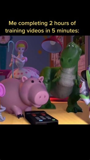 So true when you have to take the same ones over and over again. #CapCut #worktrainings #toystory #funny #relatable #fyp #viraltiktok #teacherlife #worklife #workhumor 😂😂