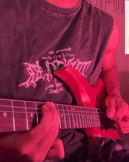 Electric Guitar Cover of 'Paint The Town Blue'