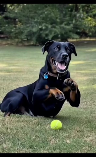AI Dog's Warning: Don't Grab Me, I'll Bite!