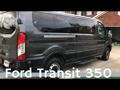 2017 FORD TRANSIT XLT 350 || REVIEW AND TOUR || LARGE FAMILY VAN