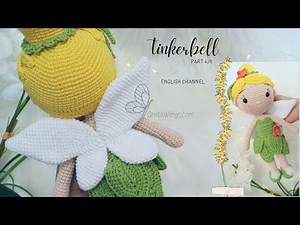 Tinker Bell Amigurumi Wings Tutorial | Princesses Series Part 4/5 Sub 🇺🇸🇪🇸 / GretaWings in English