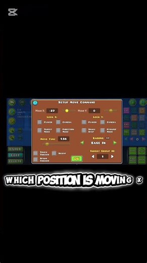 How to use the Move trigger #gd #geometrydash #gaming