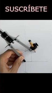 Decagon given a side | Construction with ruler and compass #shorts #geometry