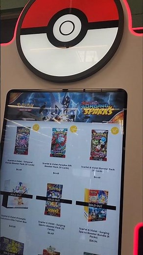 Pokemon TCG Vending Machine!