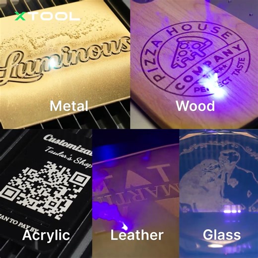 F2 Ultra: Level Up Your Craft! 🚀 1. Versatile: Engrave wood, metal, glass & more! Color, carve, 3D effects. 2. Precise: AI cameras ensure perfect alignment on any item. 3. Fast: Up to 15,000 mm/s conveyor option for bulk orders. Upgrade your shop & boost ROI! ✨ | xTool