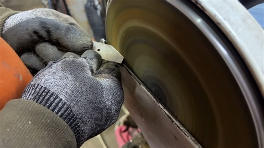 Turning a hammer into a blade tests material limits and workshop precision