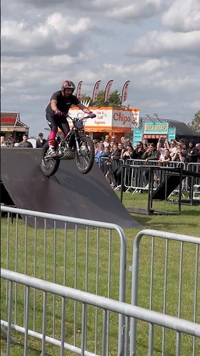 Up Close with a Trials Bike Stunt Display 🏍️🔥