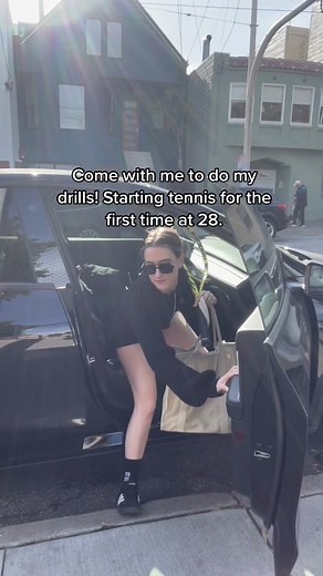 Can only get better from here! 😅 #beginner #tennistiktok #babalot #HuluChippendalesDance