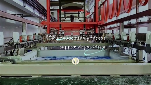 PCB production process - copper deposition. The PCB copper deposition process, also known as chemical copper plating or through-hole plating, aims to deposit a thin layer of chemical copper on the non-conductive hole walls of the substrate through chemical methods. This layer serves as the base for subsequent electroplating copper. #PCB #PCBproductionprocess #deposition #depositionprocess #chemicalcopperplating #through-holeplating