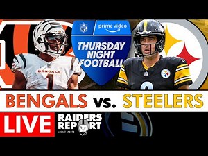 Thursday Night Football LIVE Stream: Bengals vs. Steelers NFL Week 7 Amazon Prime TNF Watch Party