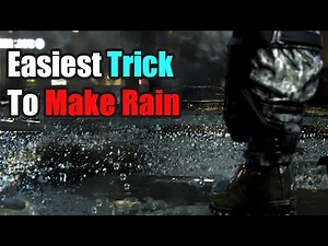 How to Make Rain in Blender like a PRO | The Easiest Rain Secret