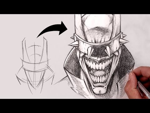 How To Draw the Batman Who Laughs