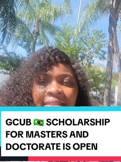 🚨 GCUB SCHOLARSHIPS APPLICATION IS OFFICIALLY OPEN 🇧🇷 Applications opened on May 25, 2026. If you’re interested in studying in Brazil for Master’s or PhD, this is one opportunity you should pay attention to. Please READ the application guidelines carefully before applying. Many people get rejected because they rush the process or submit incomplete/weak documents. As someone who was a recipient of the GCUB Scholarship 2024 and also gained admission into Brazil through the Universiry admission 