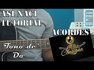 Tutorial | Así nací | Alta Consigna | Acordes