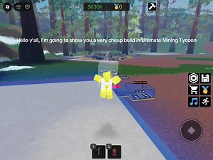 Simple build in ultimate mining tycoon #roblox #ultimateminingtycoon #cool #mining